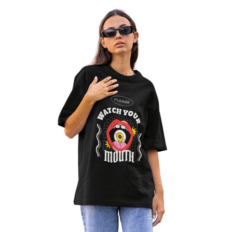 Watch your mouth tee – model 1