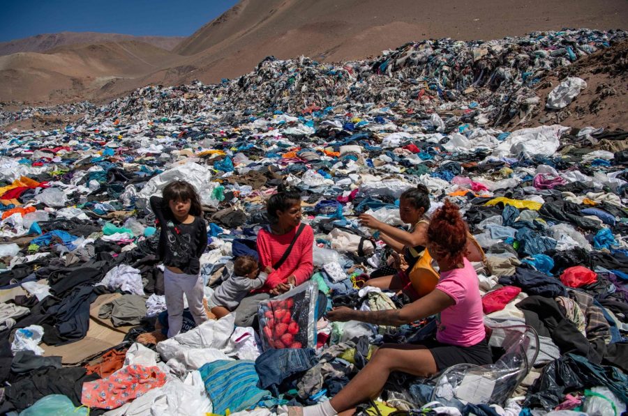 Dumping ground in Chile for Western clothes